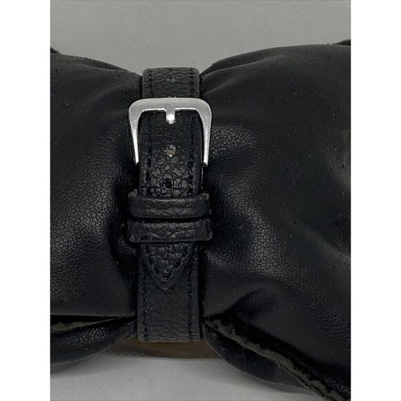 Fossil FTW5021 Women's Black Leather Analog Silver Dial Quartz Wrist Watch WO583 - Picture 6 of 12